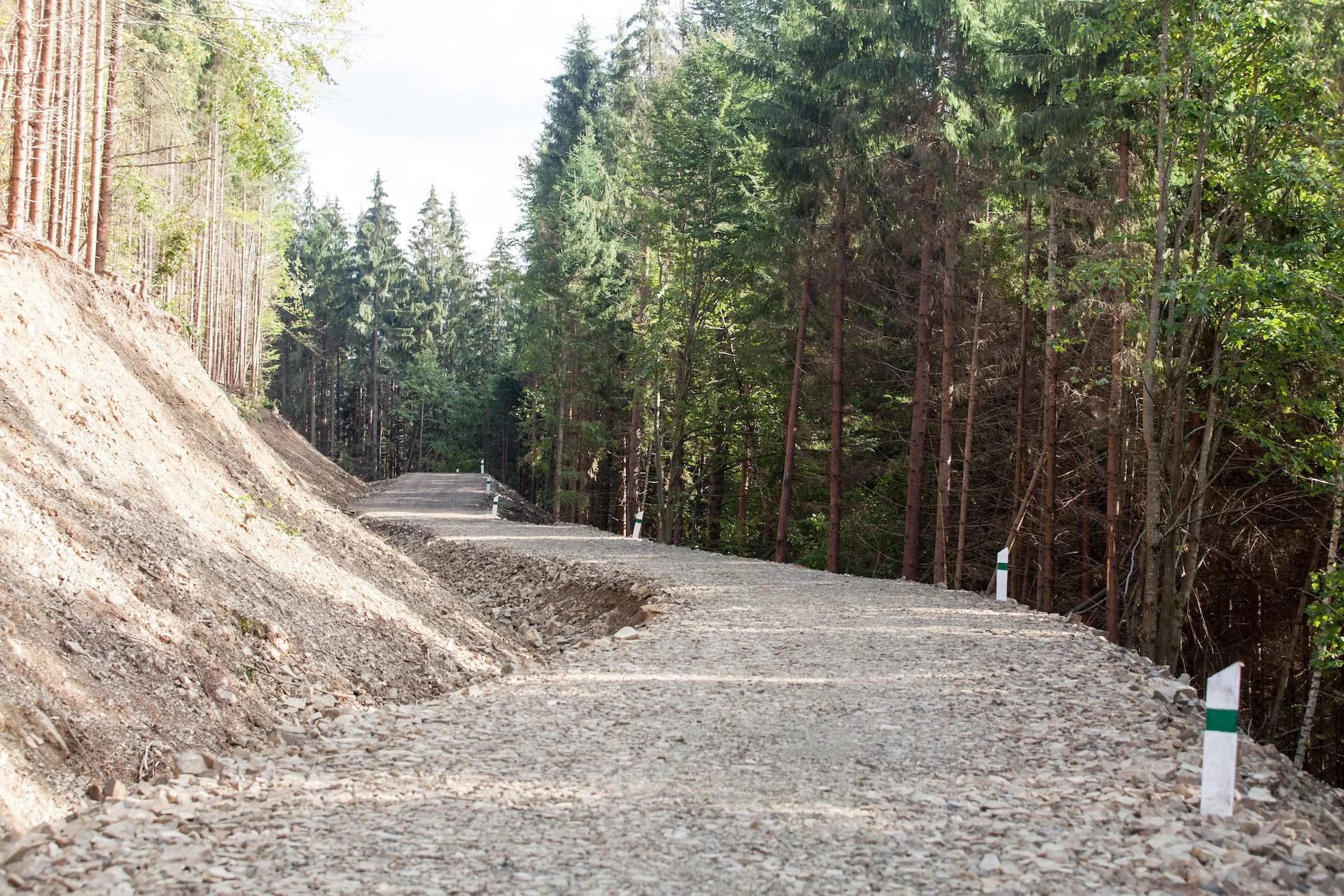 Road that has been graded